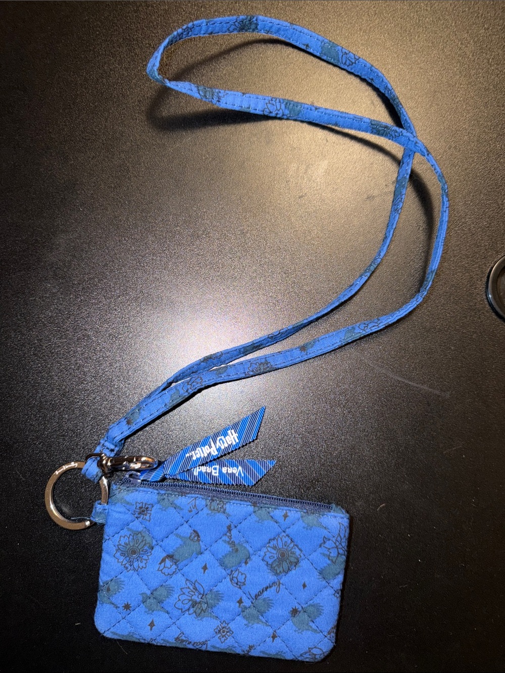 Vera Bradley Quilted Ravenclaw Zip ID & Lanyard